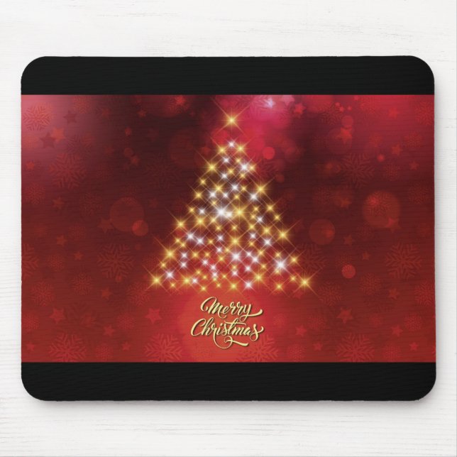 Schöner Weihnachtsbaum Mousepad (Vorne)