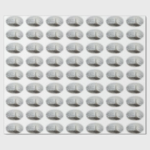 Schöner weißer Pfau Geschenkpapier