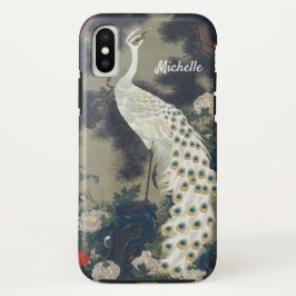 Schöner weißer Pfau in der Kiefer Case-Mate iPhone Hülle