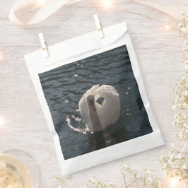 Schöner weißer Schwan Geschenktütchen