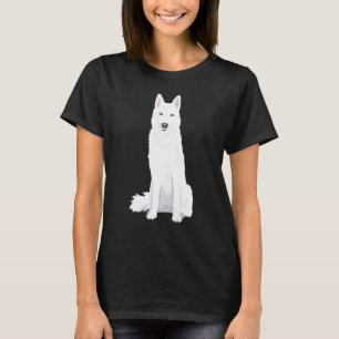 Schöner weißer sibirischer Husky Sweet White Snow T-Shirt