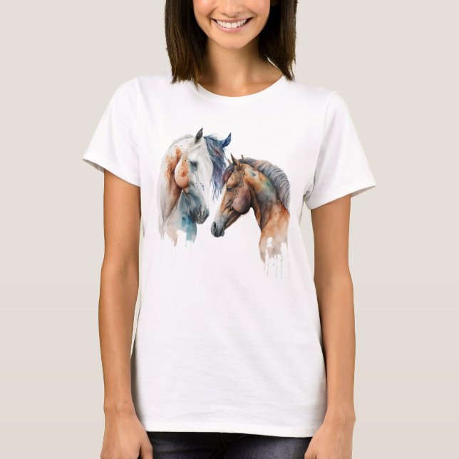 Schöner Western Boho Style T-Shirt (Vorderseite)