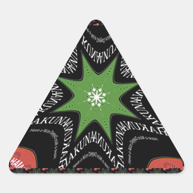 Schöner Whirlpool-Hintergrund Druckvektor Dreieckiger Aufkleber (Vorderseite)