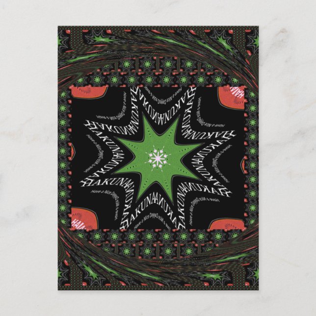 Schöner Whirlpool-Hintergrund Druckvektor Postkarte (Vorderseite)