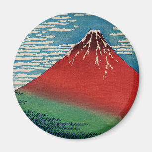 Schöner Wind, klare Morgen Vintage japanische Kuns Magnet