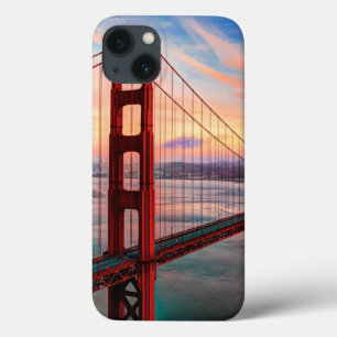 Schöner Wintersonnenuntergang bei Golden gate Case-Mate iPhone Hülle