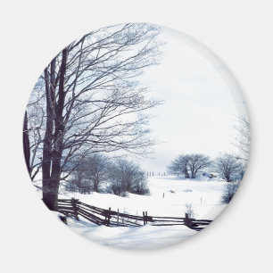 Schöner Wintertag Magnet