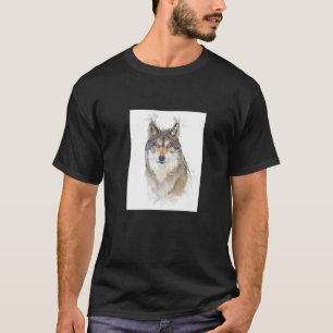 Schöner Wolf Portrait Wildlife T-Shirt