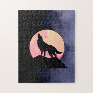 schöner Wolf Puzzle