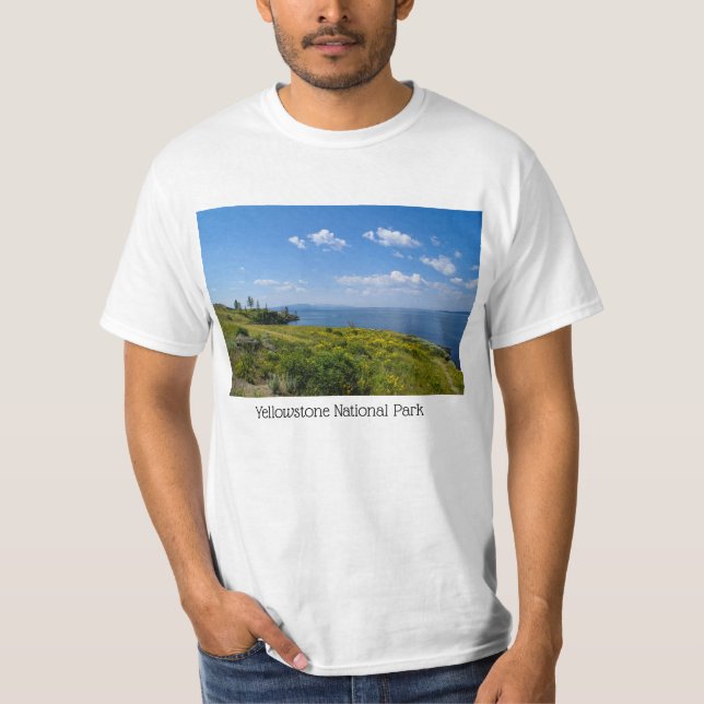Schöner Yellowstone-See T-Shirt (Vorderseite)