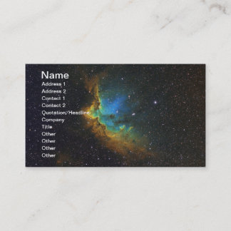 Schöner Zauberer Nebula NGC 7380 NASA Visitenkarte