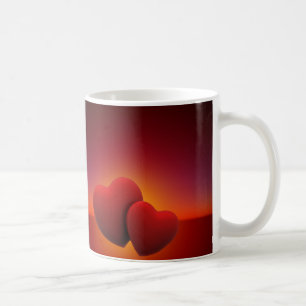 Schöner Zwillingsherz-Valentinstag-Becher Tasse
