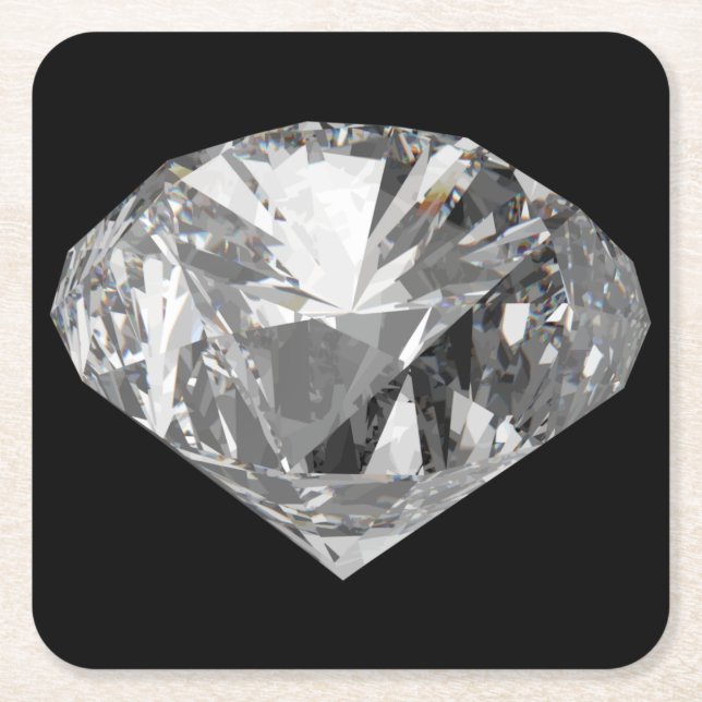 Schönes 5 Carat Diamond Untersetzer Set (Vorderseite)