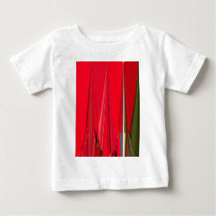 Schönes Abstraktes Design der Roten Textur Baby T-shirt