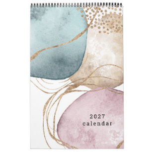 Schönes abstraktes Muster 2027 Kalender