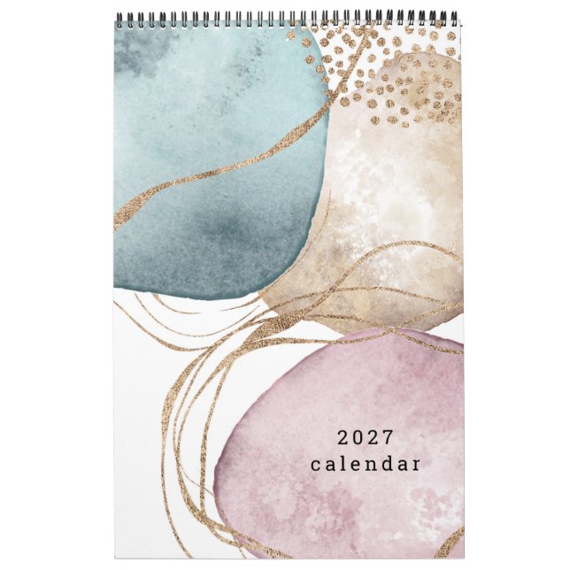Schönes abstraktes Muster 2027 Kalender (Titelbild)