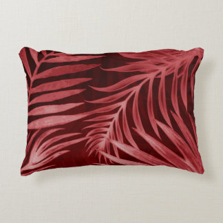 Schönes abstraktes Rosa und rote Blume auf b Dekokissen