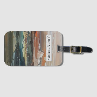 Schönes Abstraktes Seascape Art Luggy Label Gepäckanhänger