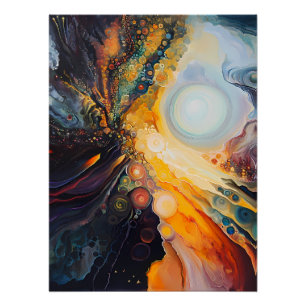 Schönes, Abstraktes Space Poster