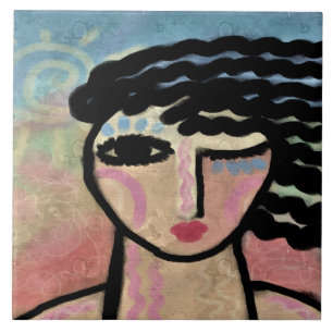 Schönes Abstraktes Tagesbild Fliese