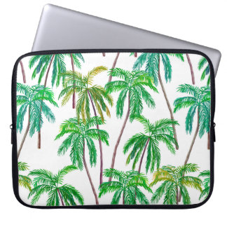 Schönes Acryl nahtlos blühendes Sommermuster w Laptopschutzhülle