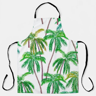 Schönes Acryl nahtlos blühendes Sommermuster w Schürze