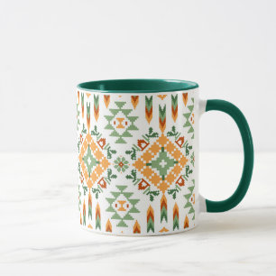 Schönes afrikanisches Strickmuster Tasse