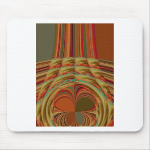 Schönes afrikanisches traditionelles Golden Brown Mousepad