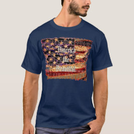 Schönes Amerika, Marine, Patriotischer Männer-T - T-Shirt
