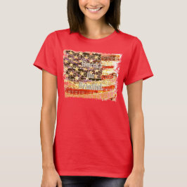 Schönes Amerika, Rot, Patriotischer T - Shirt der