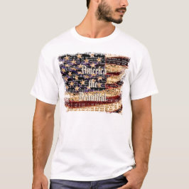 Schönes Amerika, Weiß, Patriotischer T - Shirt der