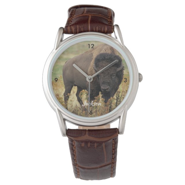 Schönes amerikanisches Buffalo Armbanduhr (Vorderseite)