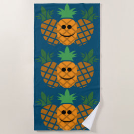 Schönes Ananas-Design - Strandtuch