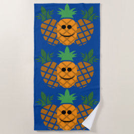 Schönes Ananas-Design - Strandtuch