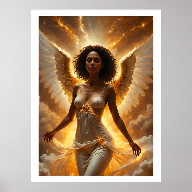 Schönes Angel Poster - Spiritueller Wächter (Vorne)