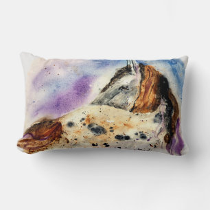 Schönes Appaloosa Pferdekeule Kissen LG Rectangl