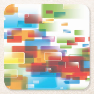 Schönes Aquarell Print Untersetzer Set