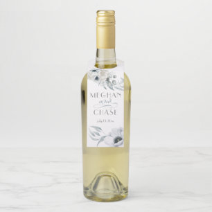 Schönes Aquarellblau Flaschenanhänger