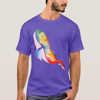 Schönes Aquarellwaldesign T-Shirt