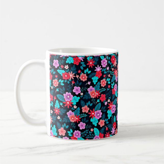 Schönes Arrangement Ditsy Floral Pattern-56576 Kaffeetasse (Links)