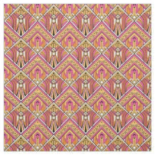 Schönes Art Deco Inspiriertes Gewebe Stoff