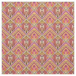 Schönes Art Deco Inspiriertes Gewebe Stoff