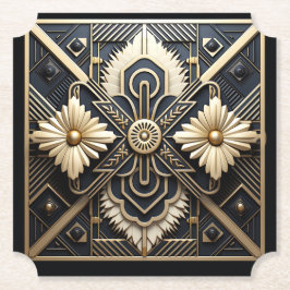 Schönes Art Deco Ivory Untersetzer