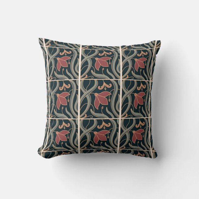 Schönes Art Deco Kissen (Vorderseite)