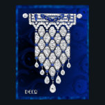 Schönes Art Deco Schmuck Poster. (Blau) Poster<br><div class="desc">Wenn Sie sich für den Download entscheiden, macht Ihr Walgreen Store Platinenplakate aus Ihrem Download in verschiedene Größen und in verschiedenen Texturen zu einem sehr guten Preis. Manchmal mit einem Rabatt. Ein Tipp von meinem US-Freund. Für Großbritannien siehe "Digital Printing" online. Ich habe die letzten Tage damit verbracht, diese schönen...</div>