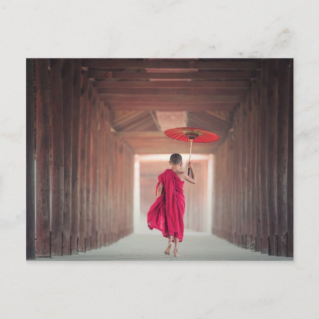 Schönes Asien Postkarte (Vorderseite)