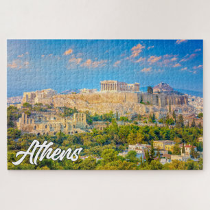 Schönes Athen, Griechenland Puzzle