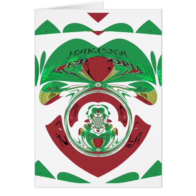 Schönes Äthiopien Lovely Hakuna Matata I Liebe Hea (Vorne)