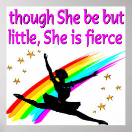 SCHÖNES BALLERINA DANCER DESIGN POSTER