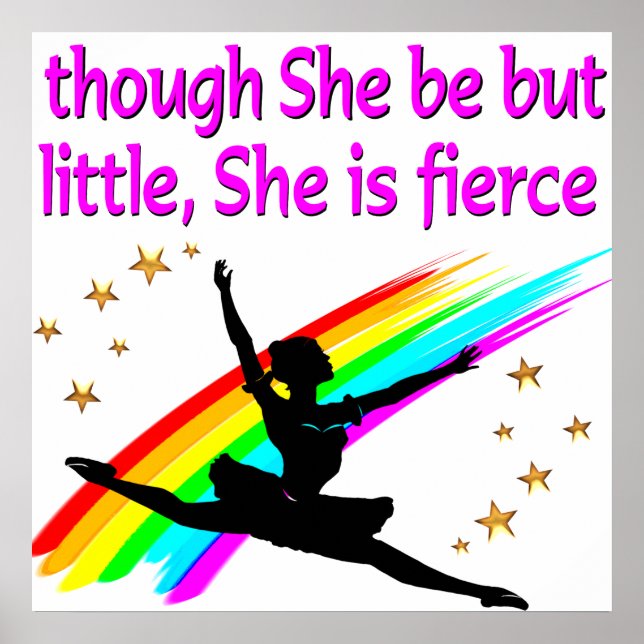 SCHÖNES BALLERINA DANCER DESIGN POSTER (Vorne)